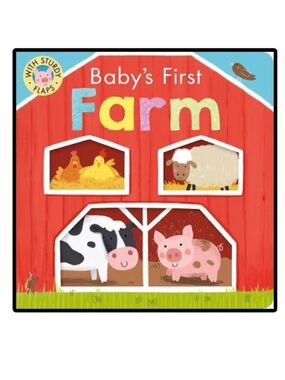 BUNDLE & SAVE 🐷 Baby's First Farm Board Lift-the-Flap Board Book